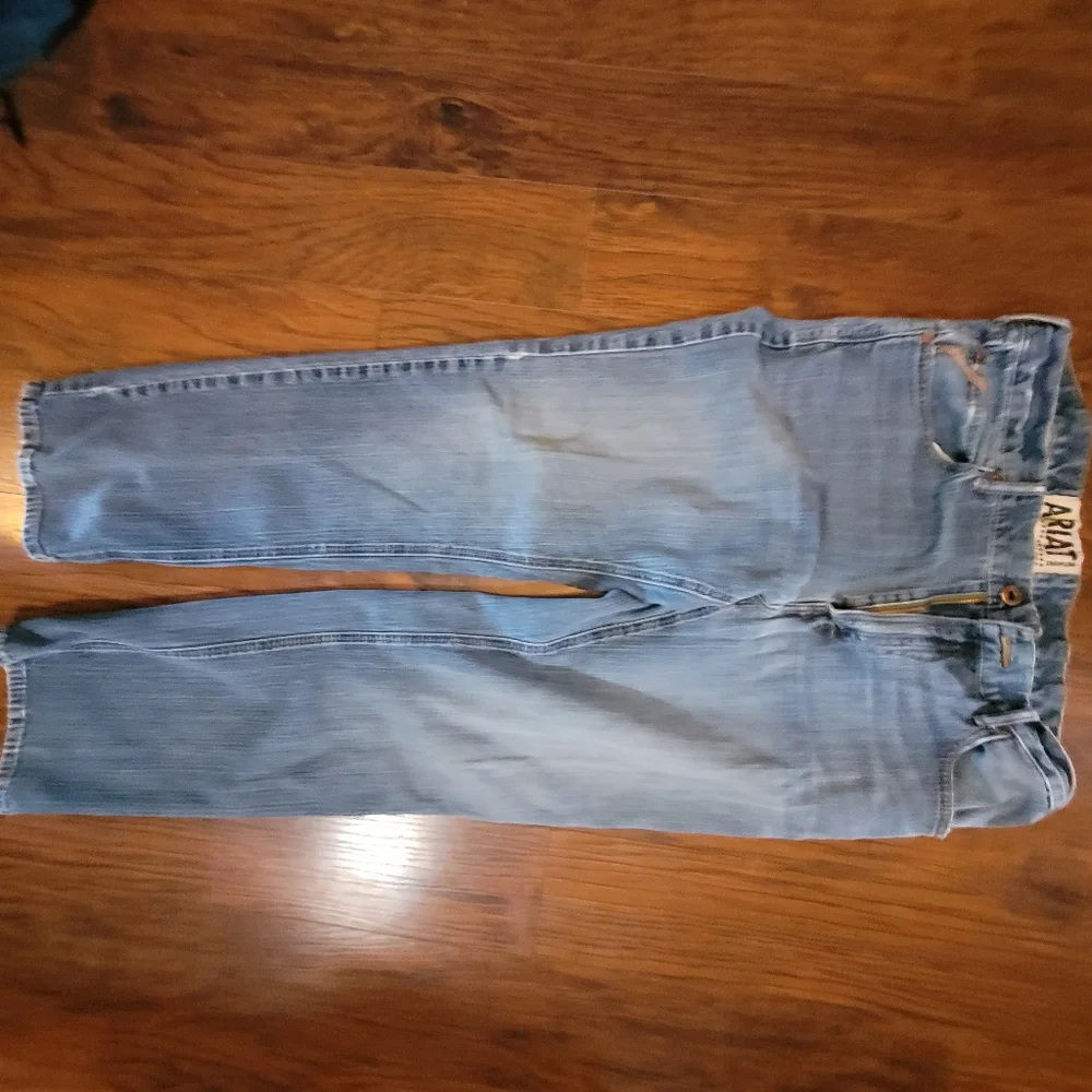Ariat M5 Straight Slim Medium Wash Jeans 40x34 - Picture 6 of 13